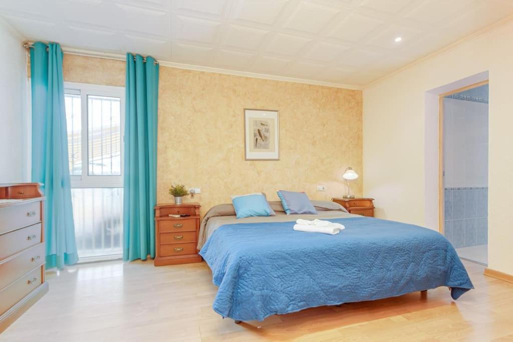 S46-Casa De Vacaciones Climatizada Con Piscina, En El Centro Junto Al Mar, Barbacoa Y Wiifi 艾姆布里亚布拉瓦 外观 照片